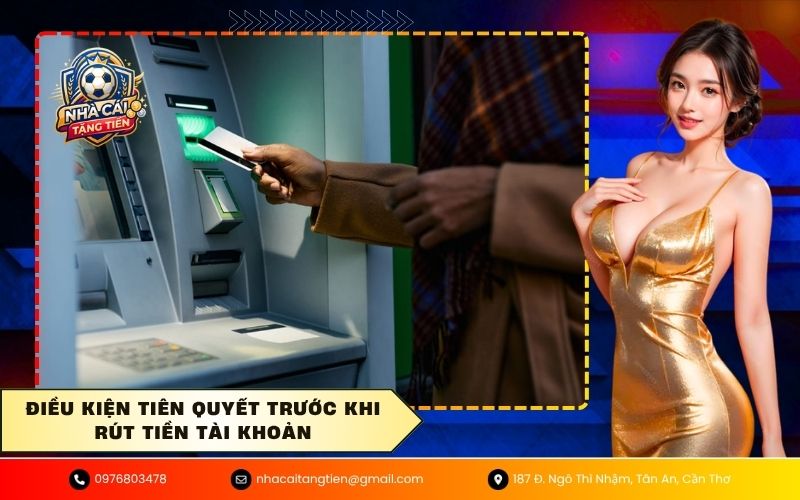 Điều kiện tiên quyết trước khi rút tiền tài khoản