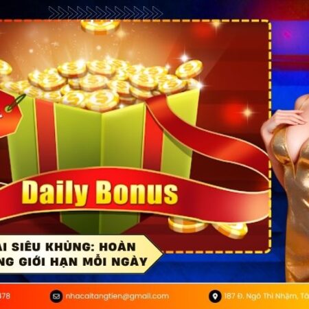 Khuyến mãi siêu khủng: Hoàn trả 2% không giới hạn mỗi ngày