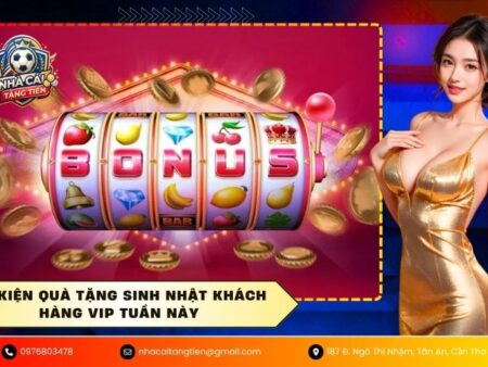 Sự kiện quà tặng sinh nhật khách hàng vip tuần này